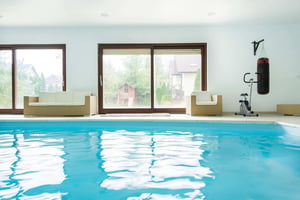 Indoor pool installed by Hipel Pools In Waterloo, Kitchener, Cambridge Area