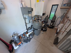 Jandy Pool Equipment Installed By Hipel Pools In an Indoor Pool In Waterloo